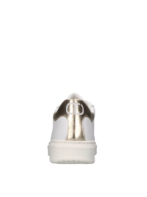 Sneakers in pelle TWINSET | 251GCJ010 12173BIANCO-PLATINO